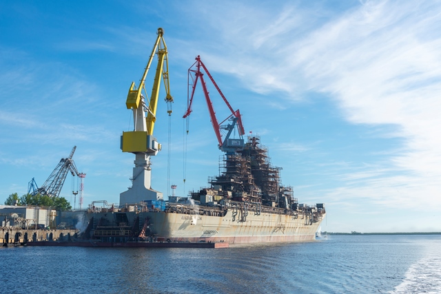 Севмаш приступил к новому этапу ремонта на советском крейсере https://www.sevmash.ru/