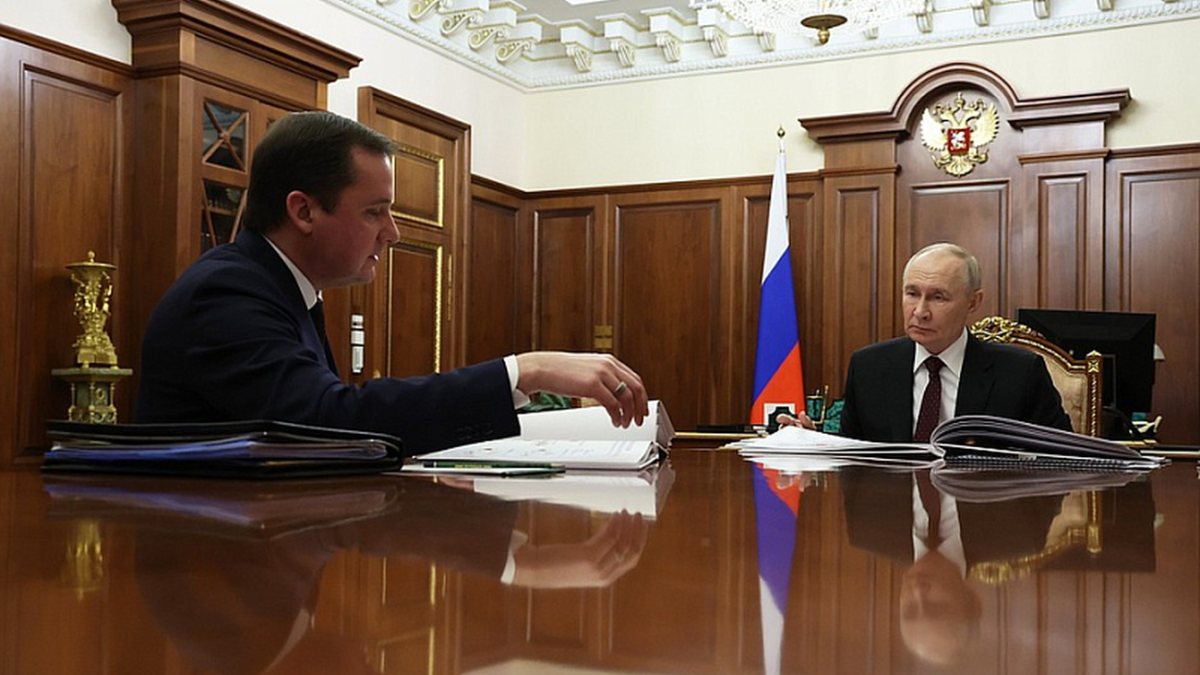 Президент России Владимир Путин провел рабочую встречу с губернатором Архангельской области Александром Цыбульским с сайта www.kremlin.ru