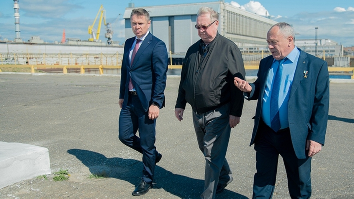 Севмаш посетил председатель Императорского Православного Палестинского общества Сергей Степашин В.Торлина / пресс-служба предприятия ОСК Севмаш